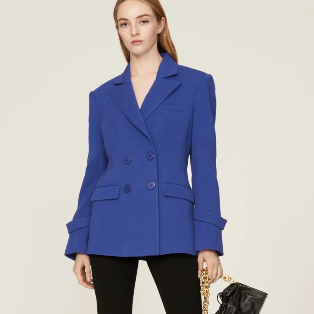 Osman Yousefzada Collective x RTR Double Breasted Blazer Size 10